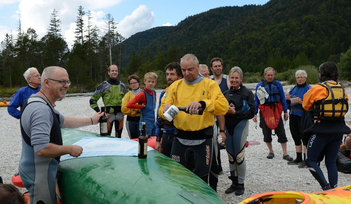 Wies'n-Eröffnungsfahrt Isar 2015