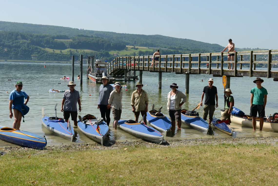 Start in Burg/Bodensee