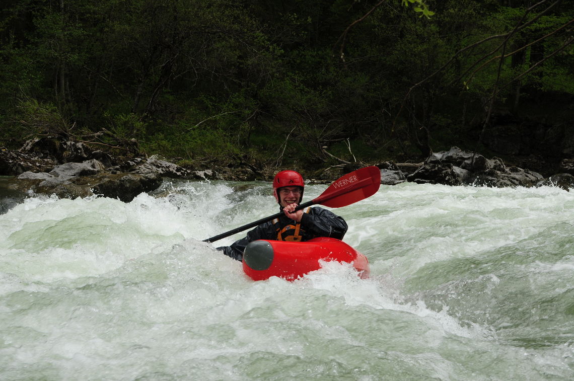 Frank beim Surfen