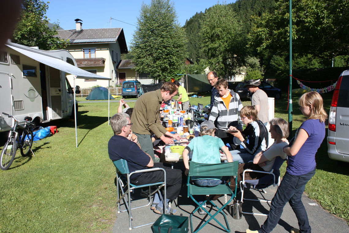 Gemeinsames Frühstück