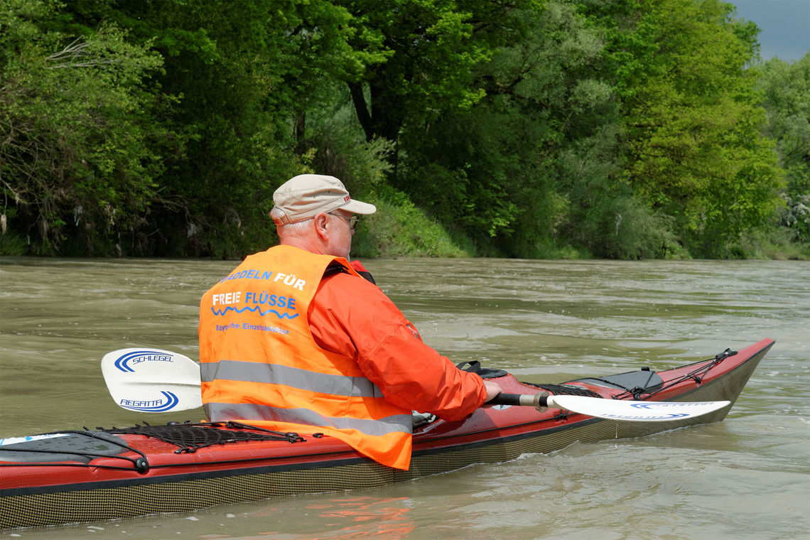 Auf der Salzach