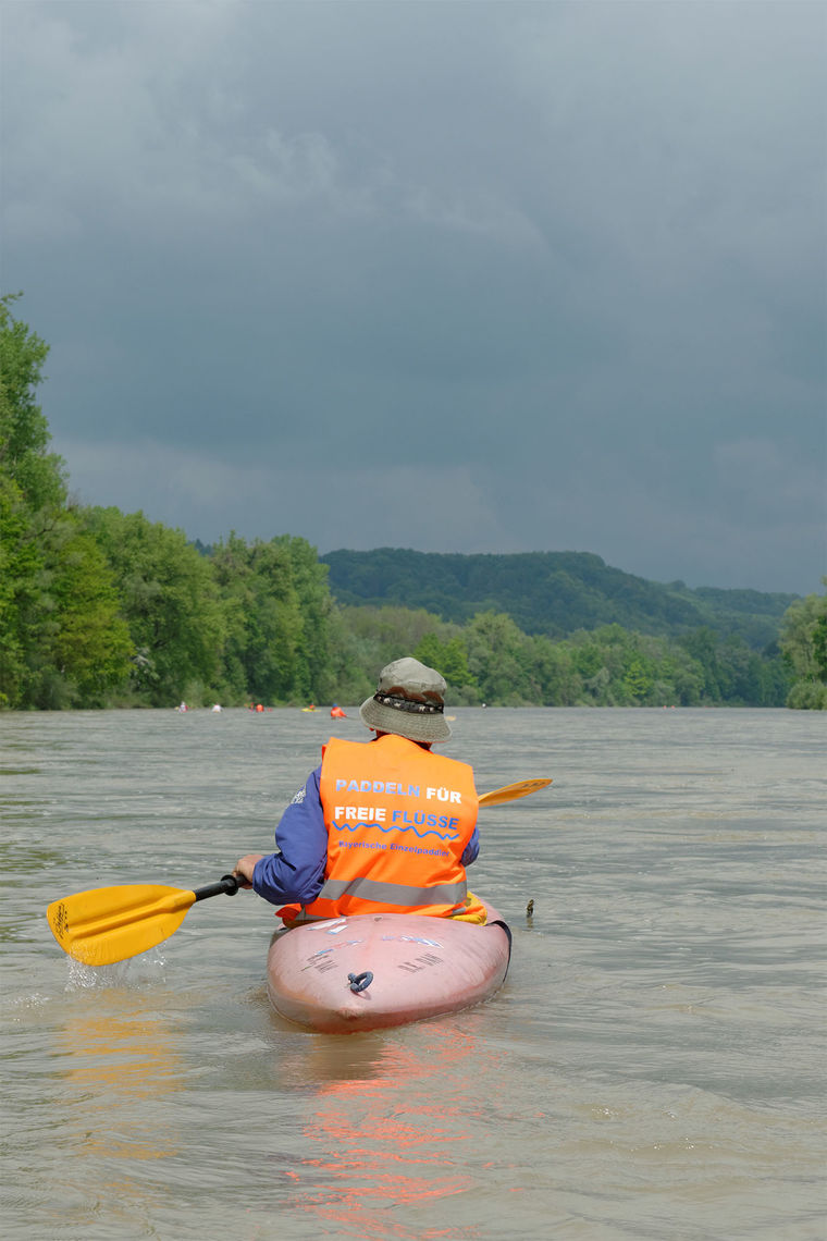 Auf der Salzach